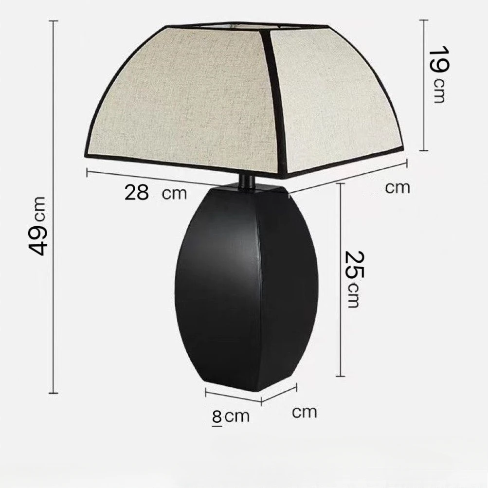 2026 Medieval Vintage Table Lamp Retro Fabric Desk Lamp Soft Decoration Ornaments Bedroom Living Room Home Decor Hotel Lamparas