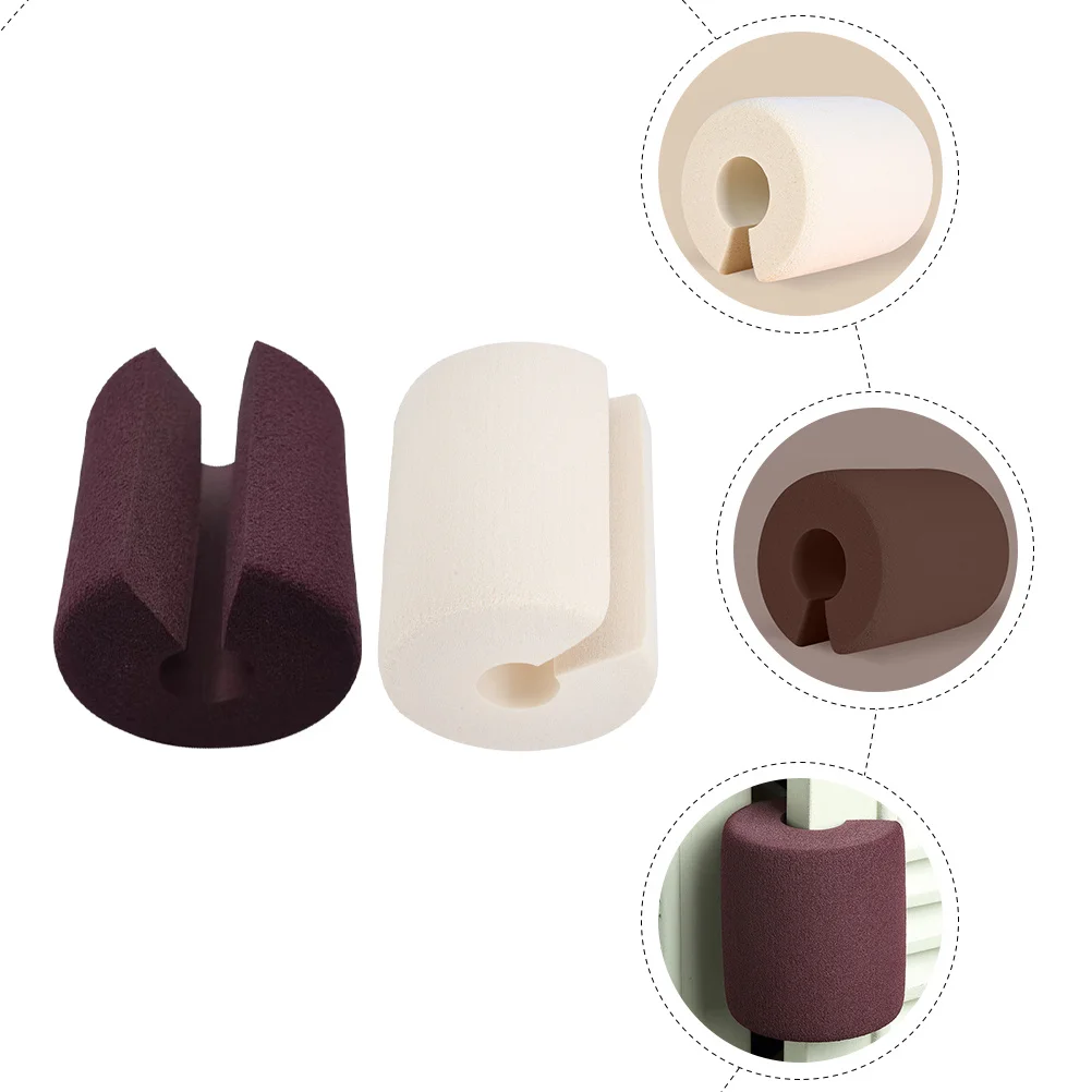 4 قطعة سدادة سلام الباب المصد الناعم يمنع معسر إصبع الطفل التدقيق عدة حامي الباب للأطفال الصغار والأطفال