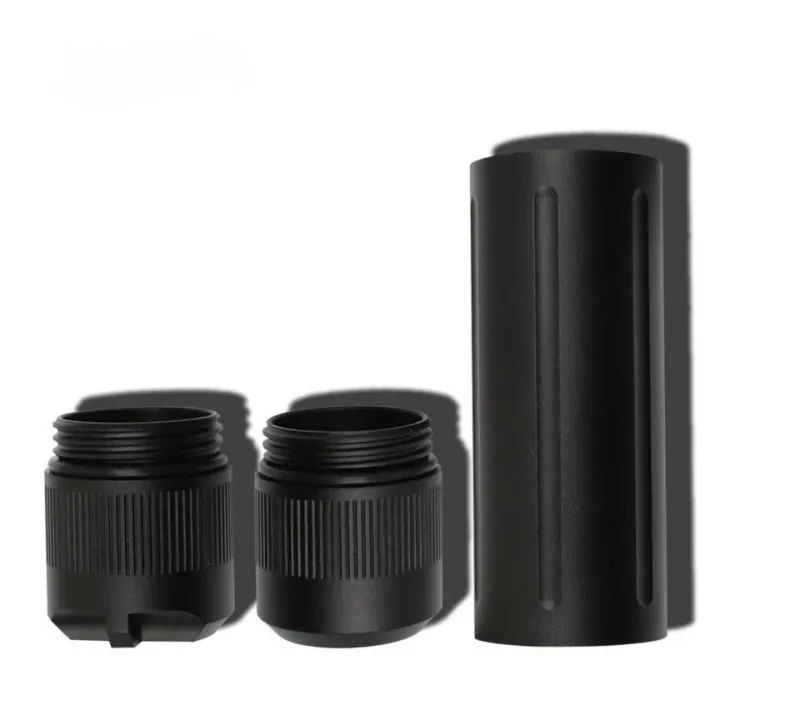 FEGVE Aluminum Alloy Waterproof Pill Case Container Holder Candy Tea Storage Box EDC