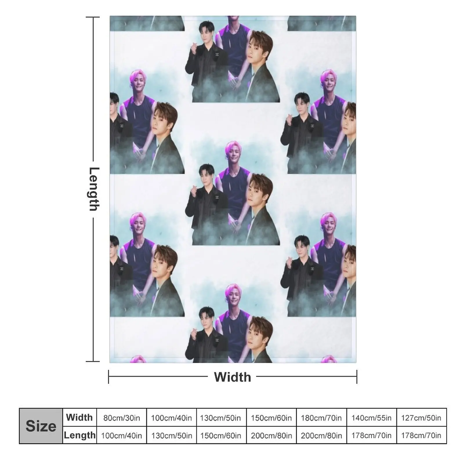 Moonbin - ASTRO - Kpop Throw Blanket Thermals For Travel Warm Decorative Sofa valentine gift ideas Blankets