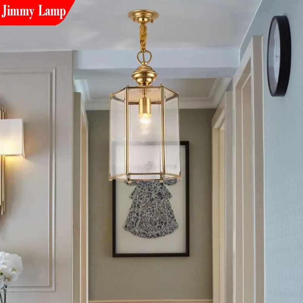 High Quality Modern LED Copper Pendant Light  for Living Dining Room Bedside Stairs Backdrop Aisle Hotel Lighting Lamps Decor