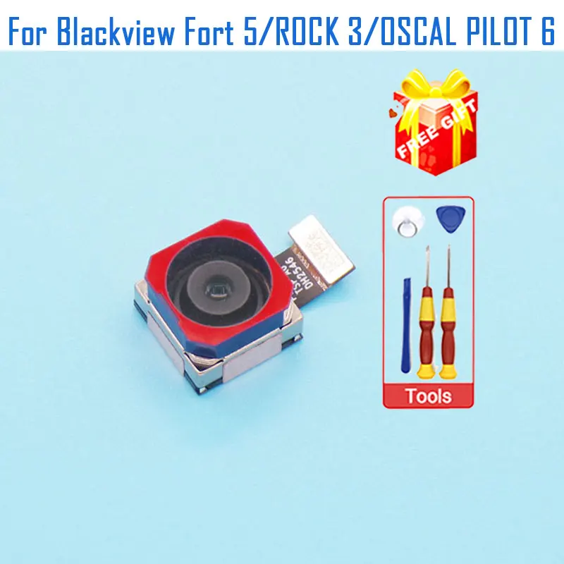新品のblackview-fort-5-rock-3用リアメインカメラ、blackview-oscal-pilot-6スマートフォン用バックカメラモジュール。