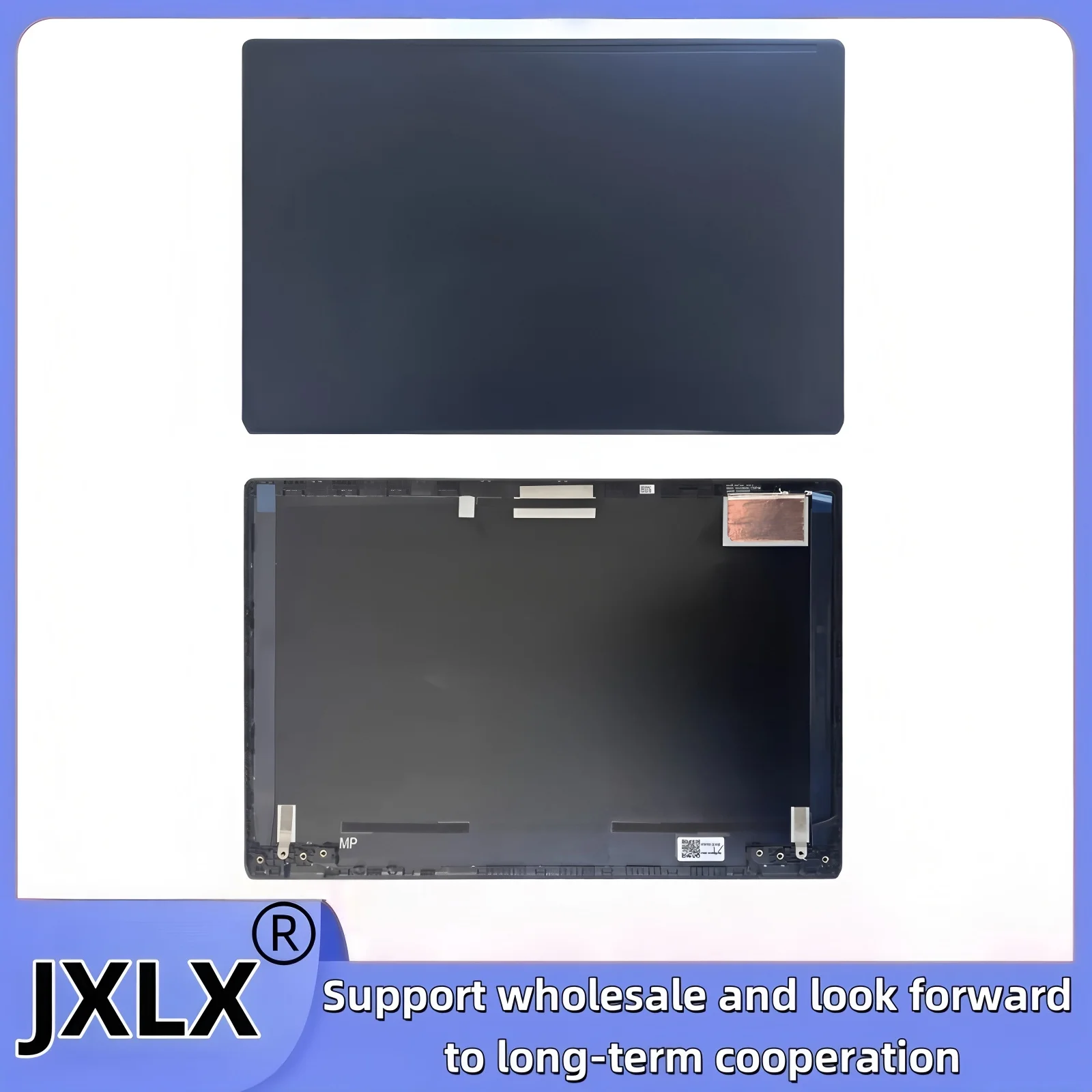 JXLX ®   Baru untuk ASUS E410 E410M E410MA Laptop LCD Penutup Belakang Casing Atas 47BKWLCJN40 Edisi Logam Biru