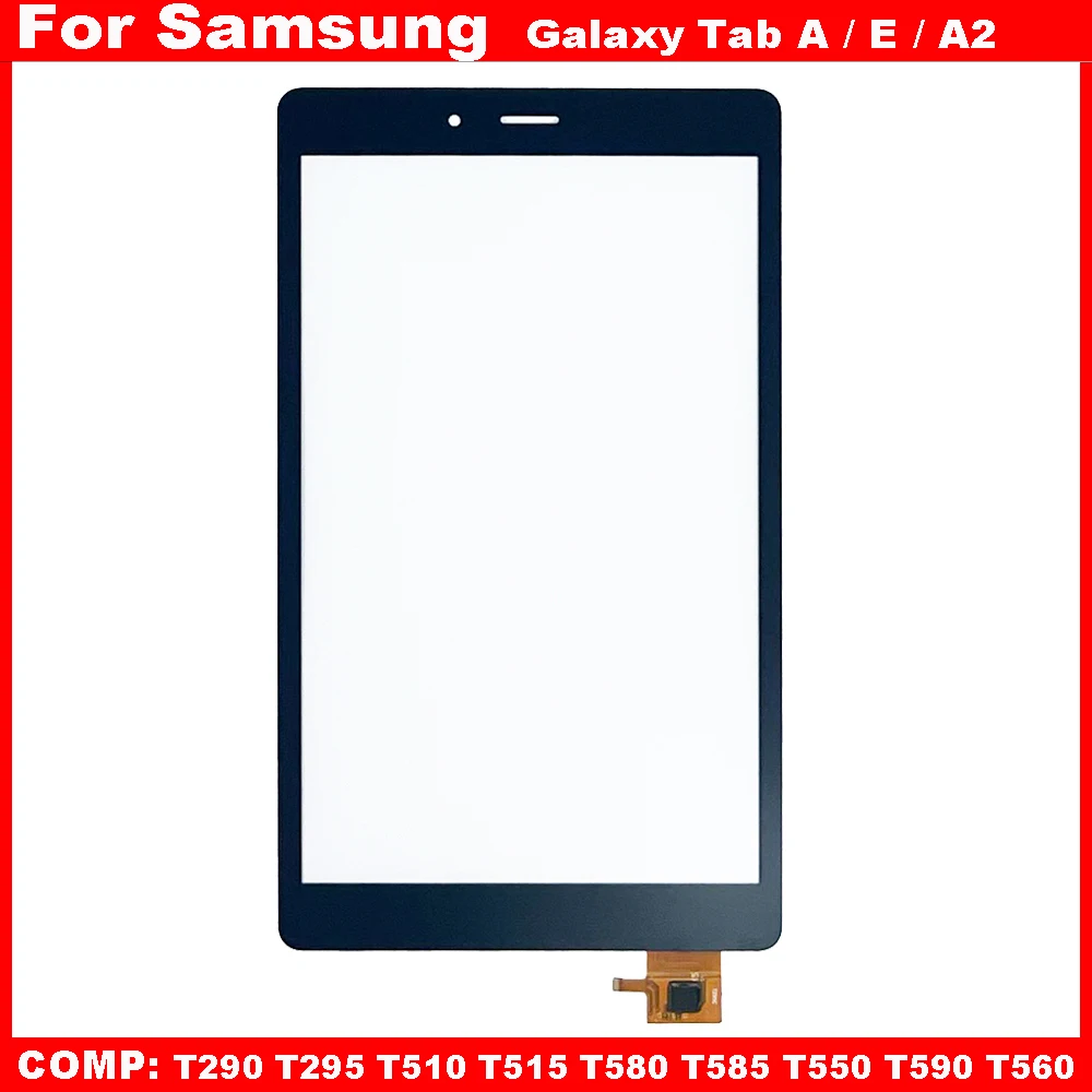 

For Samsung Galaxy TAB E T560 Tab A T510 T290 T295 T550 T580 A2 T590 Touch Screen + OCA LCD Front Glass Panel Replacement parts