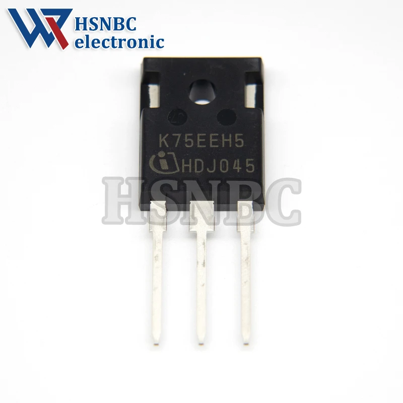 10PCS K75EEH5 IKW75N65EH5 TO-247 650V 75A IGBT Power Transistor 100% New Original