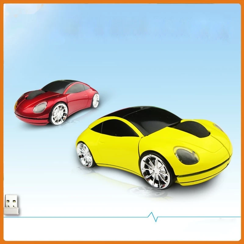 Wireless Mouse Car Model Style Creative Sports Car Elements Wireless Optical Mouse 2.4g Wireless Mouse Suitable Laptops Home Use