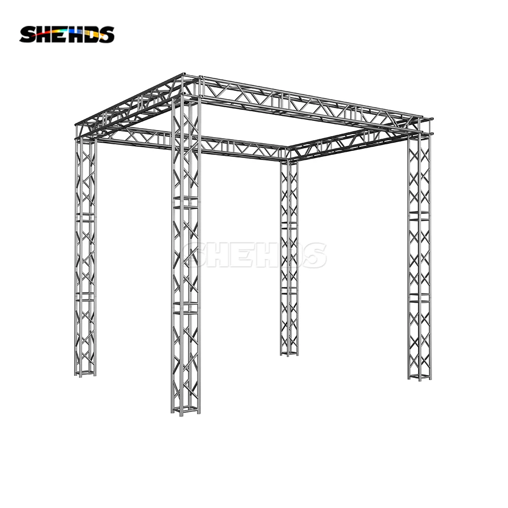 Imagem -03 - Shehds-led Square Stage Truss Stand para o Desempenho do Palco Aço Inoxidável Personalizável 1m