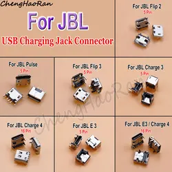 5 Pcs For JBL Flip 2 3 /Charge 3 4 /JBL Pulse /JBL E3 USB Charging Jack Interface Socket Data Port Jack Dock Tail Plug Connector