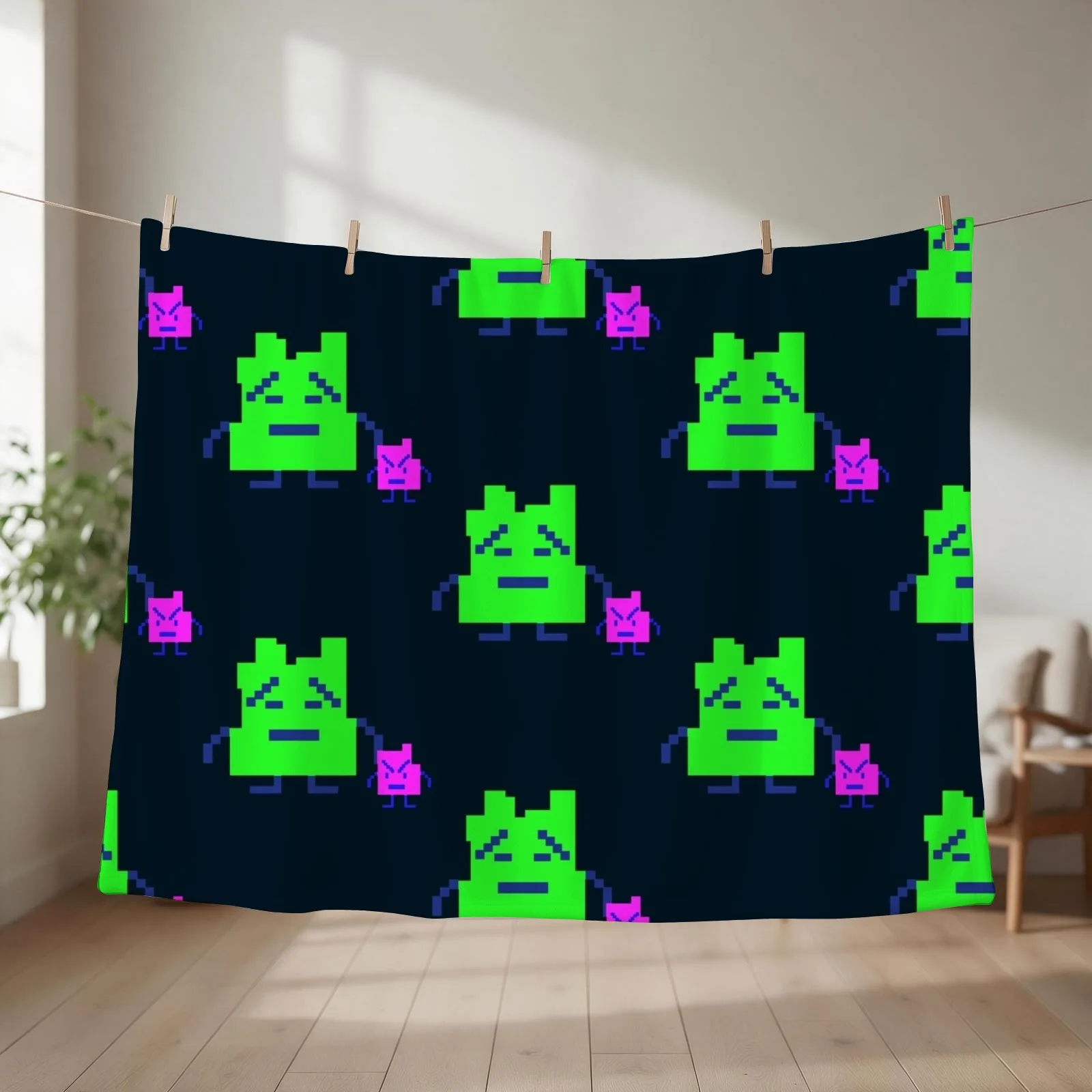 Aqua teen hunger force moonities Throw Blanket Quilt manga Soft Beds Decoratives Blankets