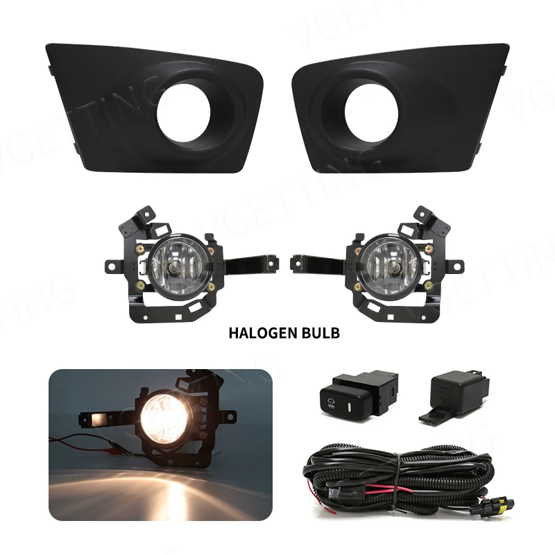 Led Fog Light Foglamps For Mitsubishi Triton/L200 2009 2010 2011 2012 2013 Front Bumper Auto Driving Daylight Accessories