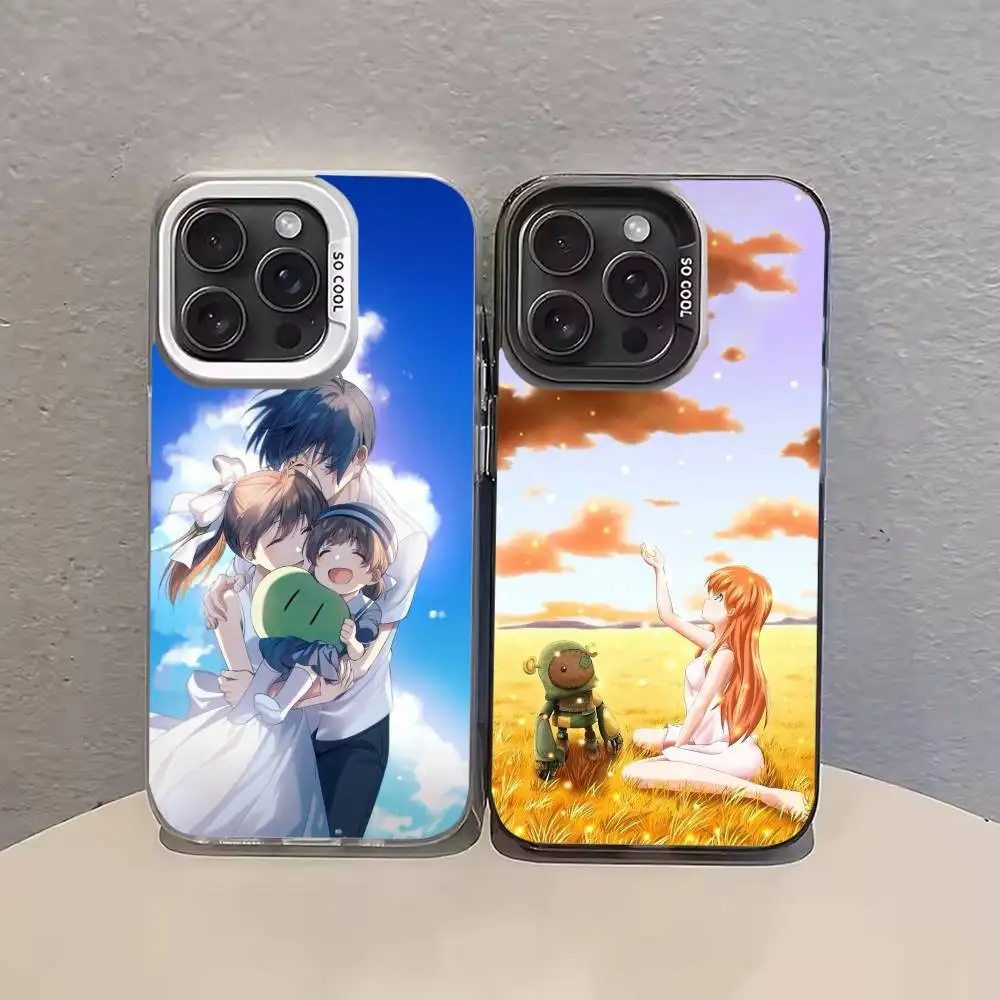 

Anime C-Clannad The cutest Phone Case For iPhone 17,16,15,14,13,12,11,Pro Max,Plus Candy Silver Cover