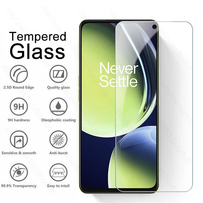 Verre de protection 2 en 1 pour OnePlus Nord CE 3 Lite 3 Lite CE3 Light 5G, protecteur d'écran d'objectif d'appareil photo, film HD CPH2467,CPH2465, 6.72 pouces