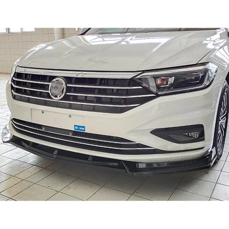 

For Volkswagen Jetta 2019-2022 Year ABS Front Bumper Diffuser Lip Splitter Decorative Accessories Body Kit