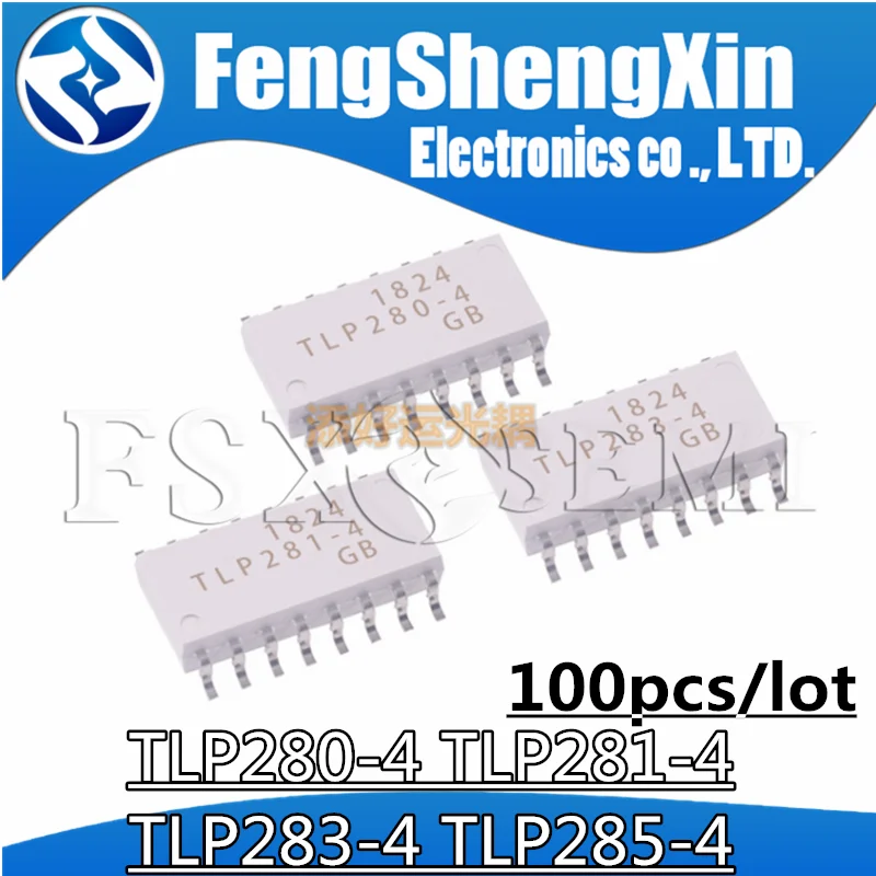 

100pcs/lot TLP280-4 TLP281-4 TLP283-4 TLP285-4 P280-4 P281-4 P283-4 P285-4 TLP280-4GB TLP281-4GB SOP-16