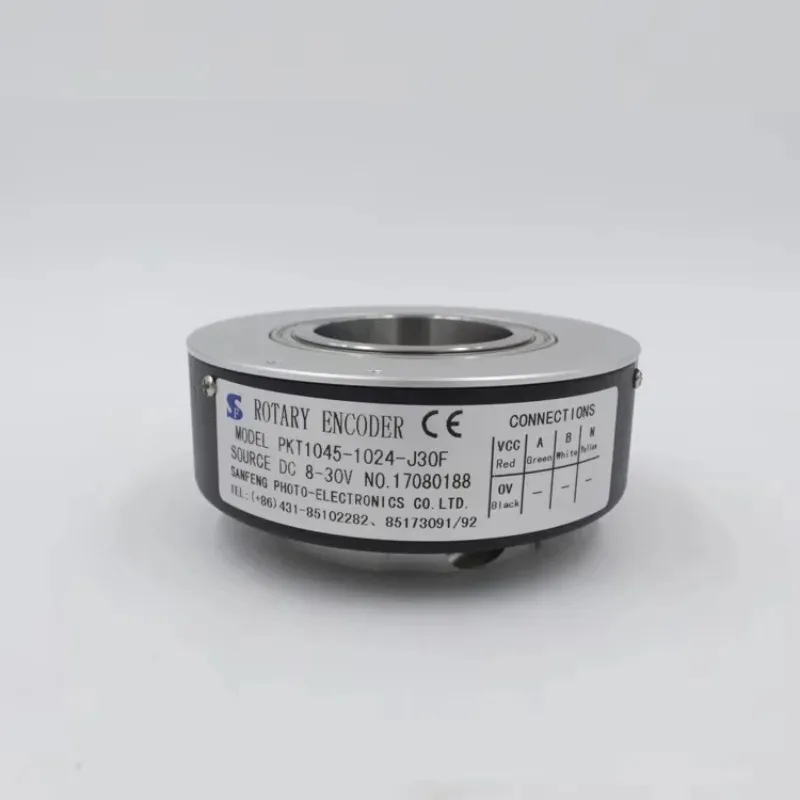 SF PKT1045 45mm Hollow Shaft Rotary Encoder Optical Push-Pull Output for Elevator Application High Performance