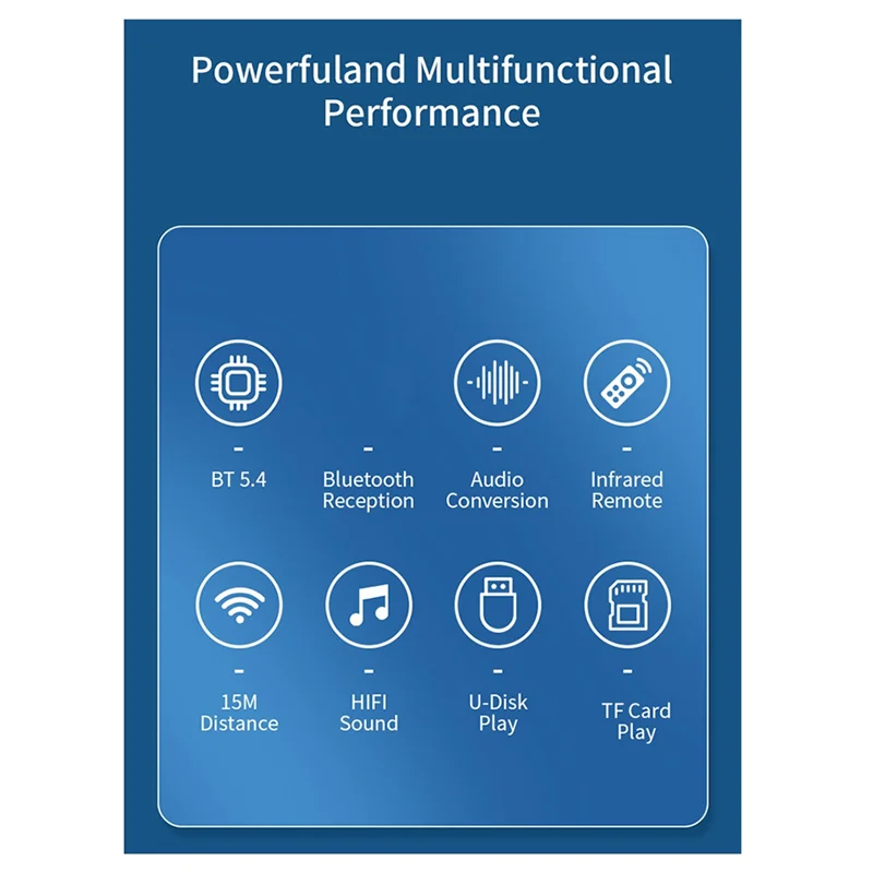 High Quality-HIFI 5.4 Bluetooth Receiver Digital To Analog Digital To Analog Remote Control Converter Adapter