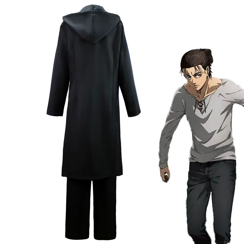 Eren Jaeger Cosplay Costume Anime Character Uniform Halloween Costume for Men Carnival Party suits - Image 5