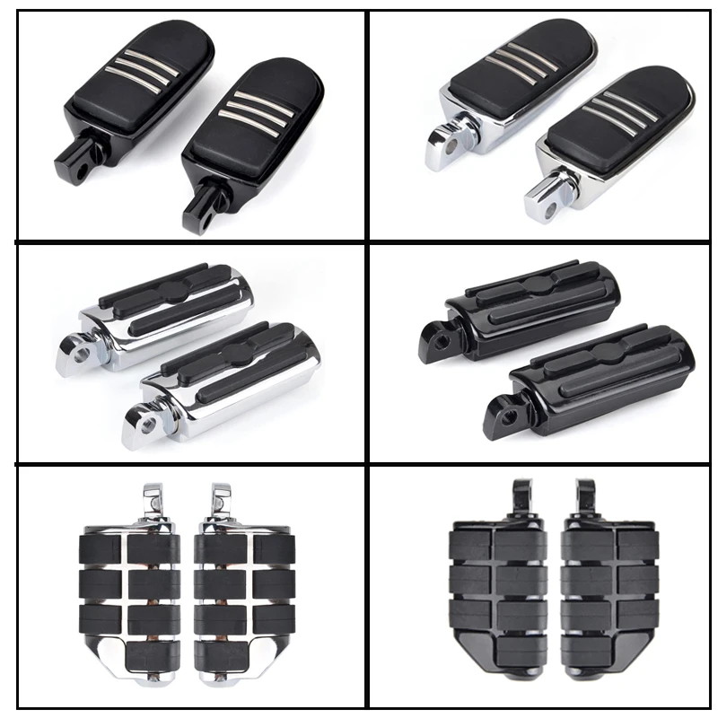 

Motorcycle Footpeg Foot Peg Male Mount Front Rear Footrest Pedals For Harley Heritage Softail Dyna Touring Electra Glide 883 48