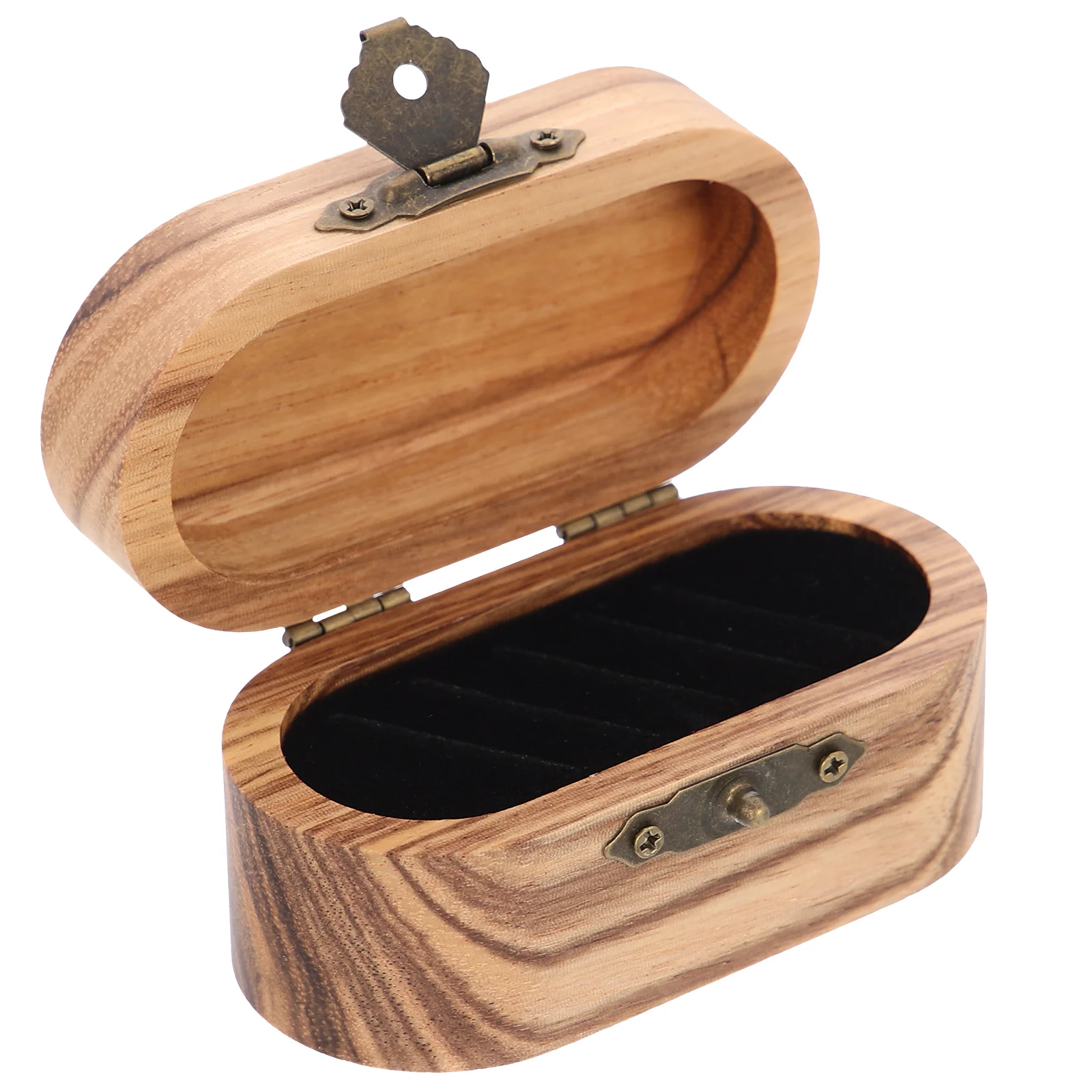 Guitar Pick Wooden Box Practical Container Storage Organizer Sponge Plectrum Case