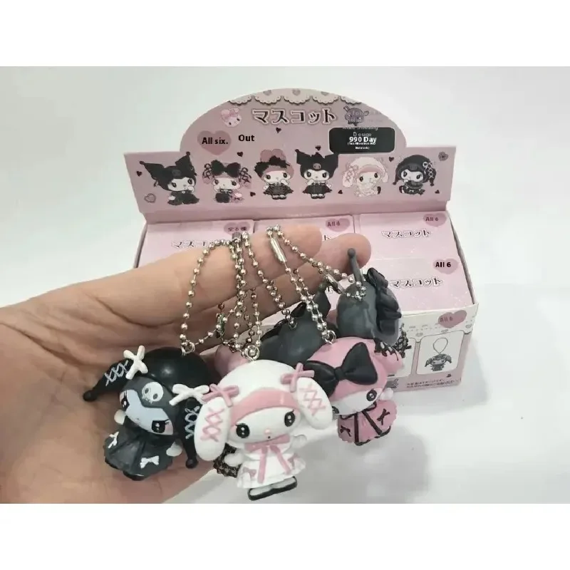 Sanrio Kuromi My Melody Blind Box Anime Figure Collection Girls Backpack Keychain Surprise Toy Gift toys hello kitty blind bag view 3