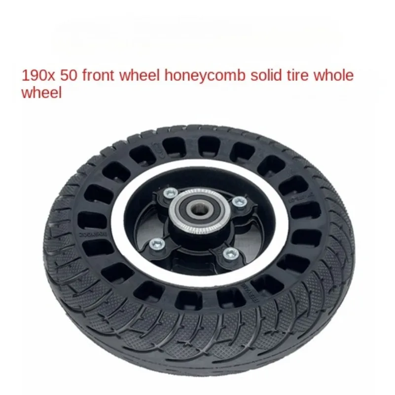 For EVO Electric Scooter 190x50 Honeycomb Solid Tire Inner and Outer Inflated Tires 200x50 Tires