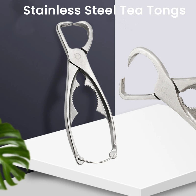 

Stainless Steel Tea Tongs Tea Pliers Tea Knife Open Tea Brick Puer Tea Cake Tool Tea Ceremony Accessories Manual Multitool