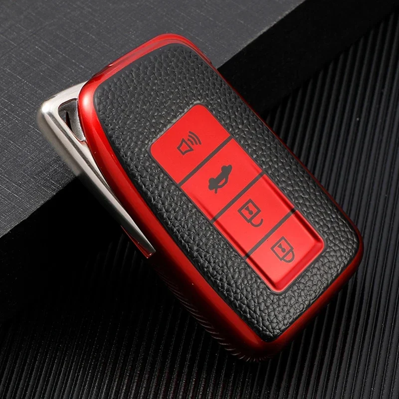 TPU Leather Car Key Case for Lexus ES 350 ES 300H NX 200 NX300H RX 350 450H Cover Bag Shell Fob Holder Protector Accessories