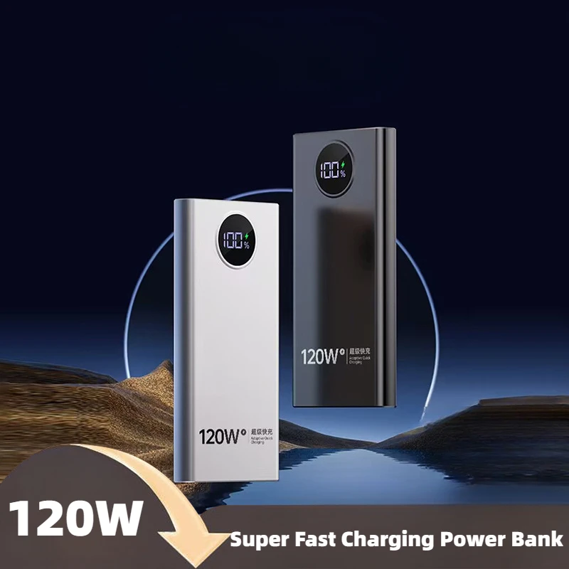 Latest 120w Super Fast Charging Power Bank With Minimalist Style 20000mah Bidirectional Fast Charging Mobile Power Bank