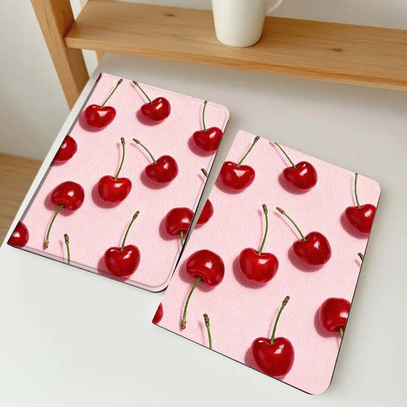 

Glossy Cherry Pink Pattern For Vivo IQOO Pad2 Pad3 Pad5 Air SE Pro 12.1 12.3 13 11.5 11 inch Tablet Case