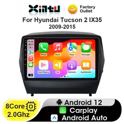 Xintu Autoradio Per Hyundai Tucson 2 ix35 2009 - 2015 wireless CarPlay Android Auto auto sistemi intelligenti Unità Testa di Navigazione