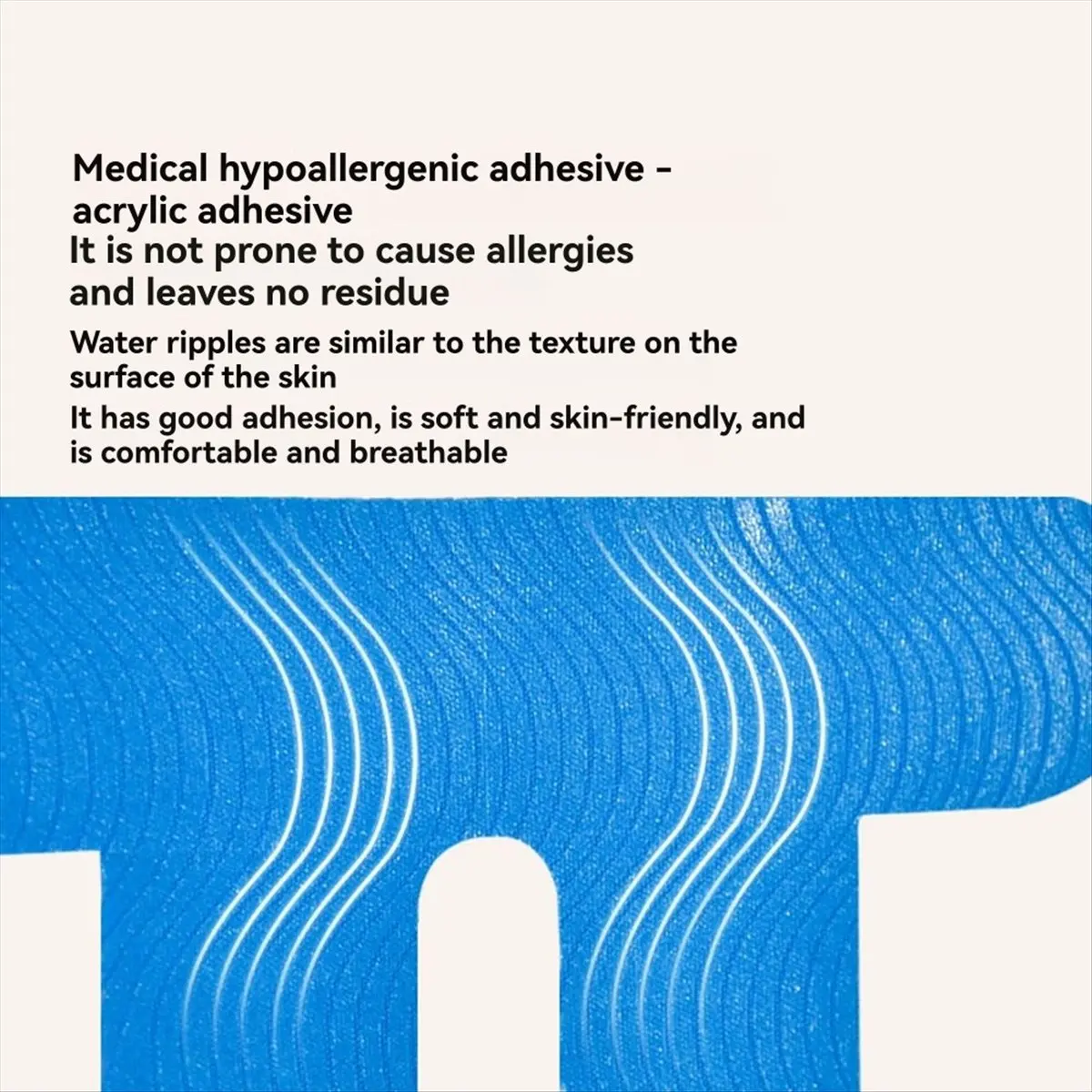 

10pcs Count Precut Kinesiology Tape Waterproof Knee Tape for Sports Knee Pain Relief Long-Lasting Support Athletic Tape