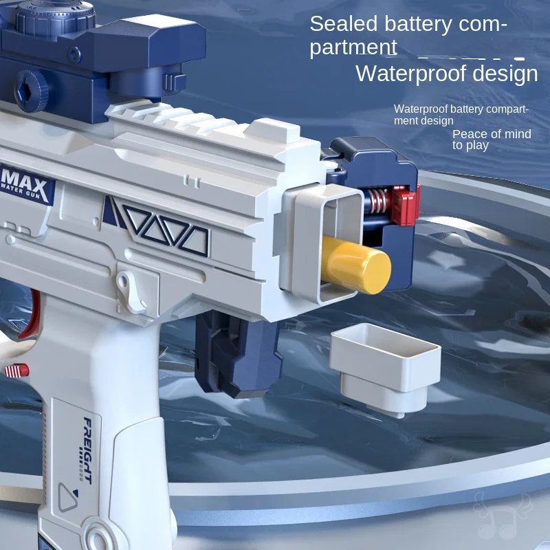 UZI-Electric Water Gun Squirt Toy para meninos, armas automáticas, tiro contínuo, grande capacidade, piscina de praia, jogos de água ao ar livre, brinquedos