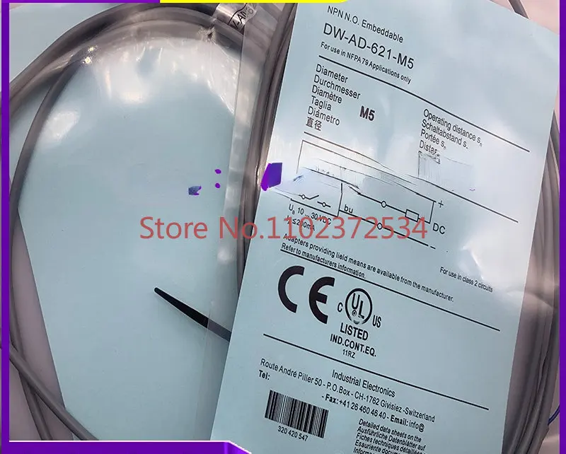 Sensor proximity switch quality assurance DW-AD-621-M4-10 DW-AD-404-M5 brand new high quality