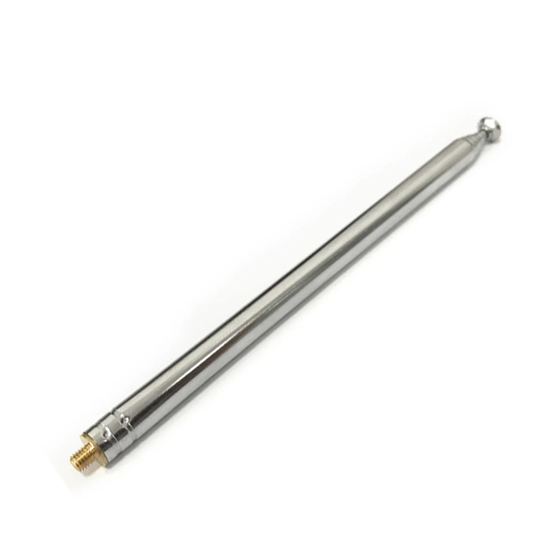 

2pcs Steel Rod 6 Sections Telescopic Antenna Aerial for Radio 477mm Long Aerial Thread Outside