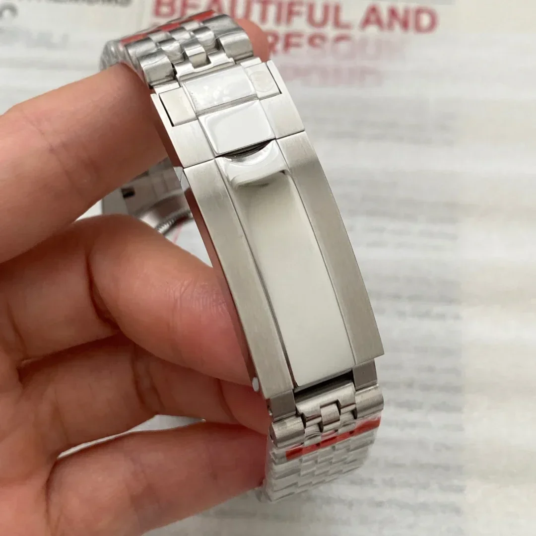 36/39mm 3ATM Date Watch Case Precision Steel Sapphire Glass Suitable for NH35/36 Movement Watch Accessories Adjustable Buckle image 4