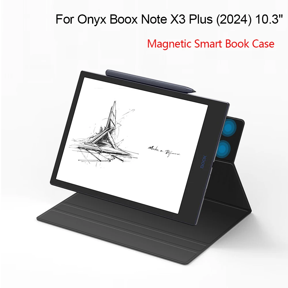 

E Book Case For Onyx Boox Note X3 Plus (2024) 10.3" eBook Magnetic Cover For Note X 3 Plus 10.3 inch Ultra thin Protective Case