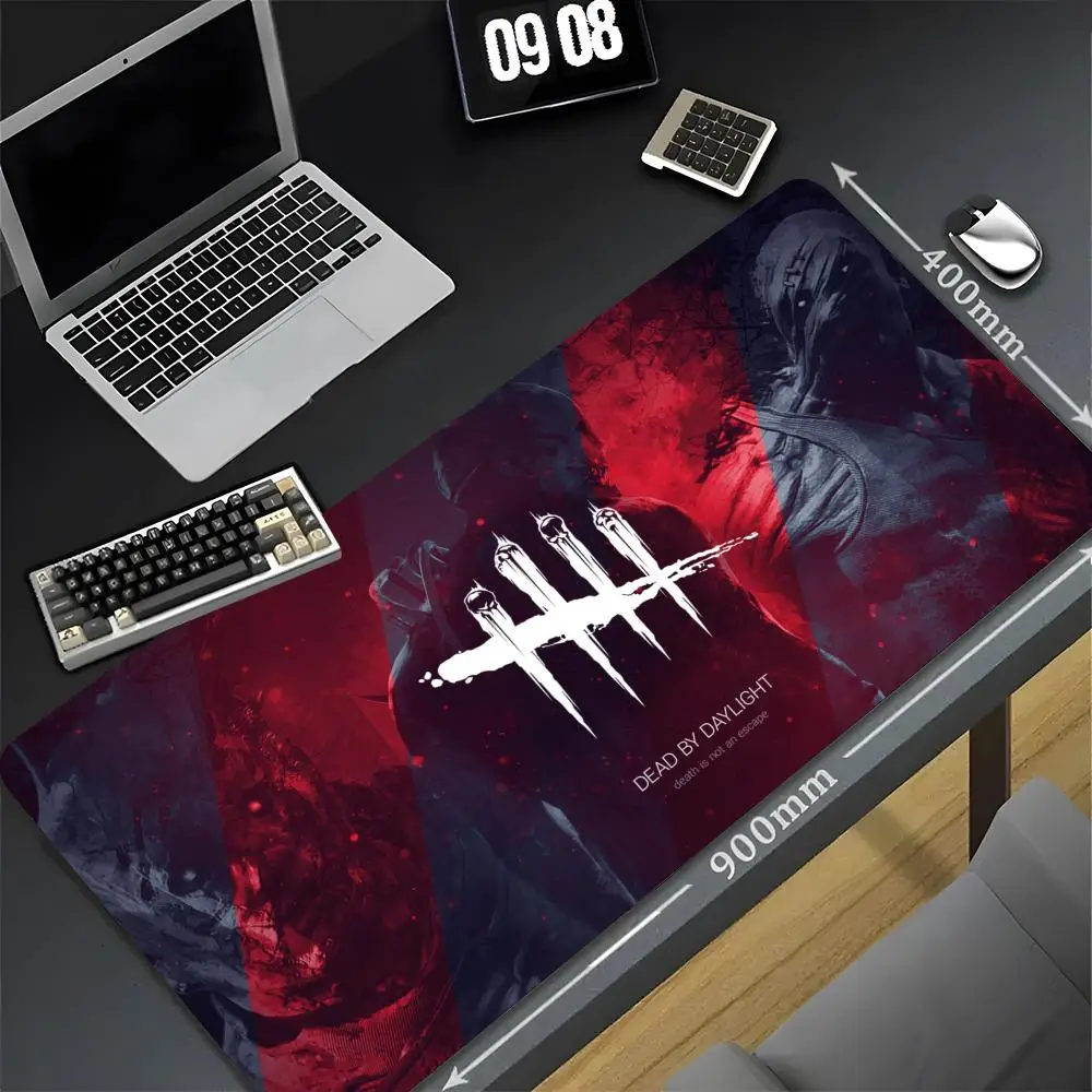 Alfombrilla de ratón Dead By Daylight, alfombrilla de escritorio de 90x40 Cm, alfombrilla de ratón Xxl para Pc, Gamer, ordenador, oficinas, teclado