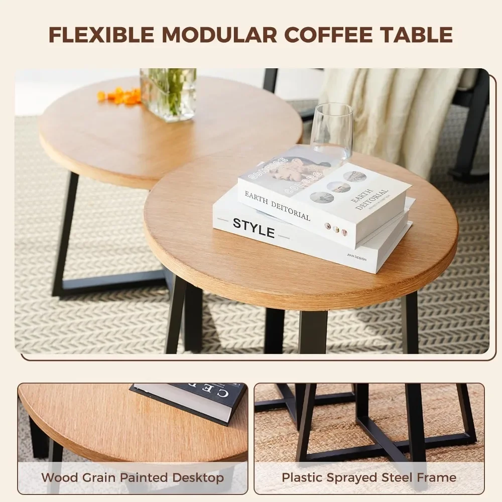 

Outdoor Rocking Chairs, 5-Piece Leather-Look Patio Bistro Set Outdoor Furniture Conversation Sets with Loveseat