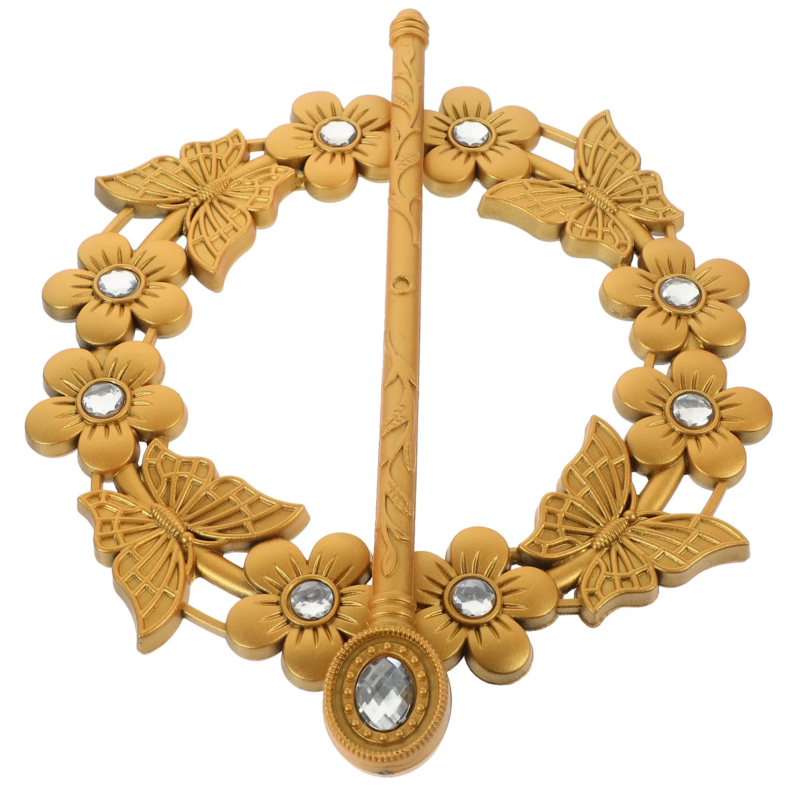 1Set Curtain Tiebacks Resin Material Elegant Decorative Home Kitchen Living Room Gift Curtain Tiebacks