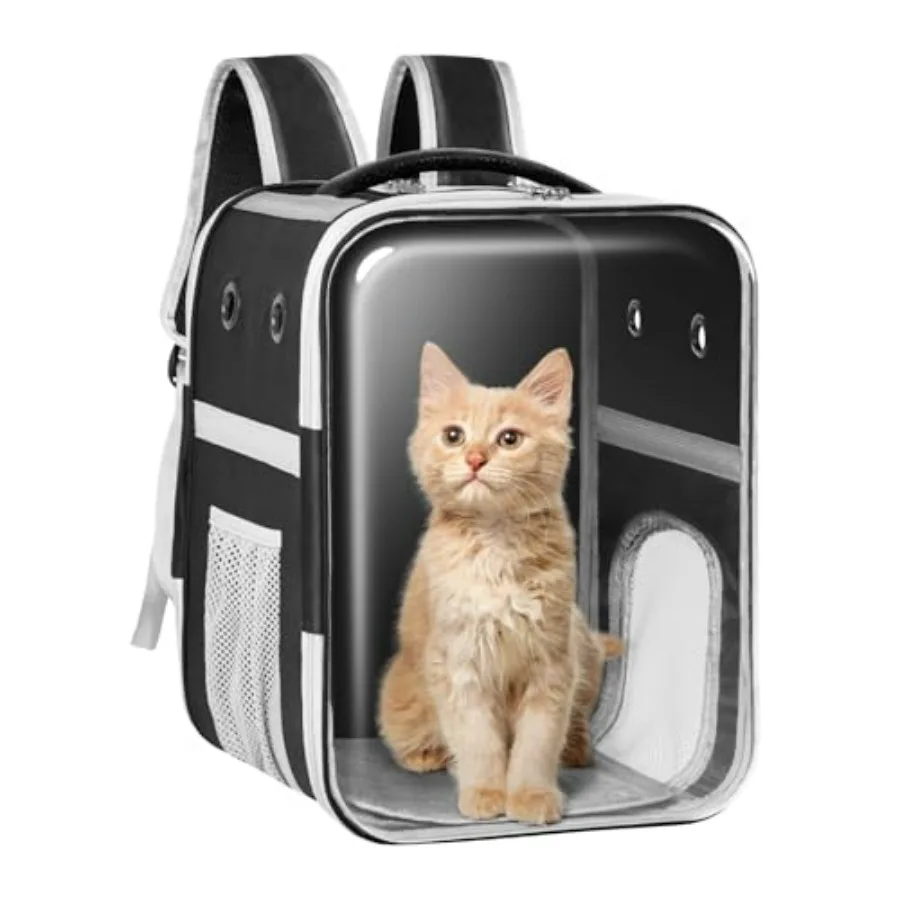 

Clear Cat Backpack Carrier Dog and Cats Backpack Bubble, Space Capsule Cat Bag Carrier, Breathable and Suitable Panorama Pet Ba
