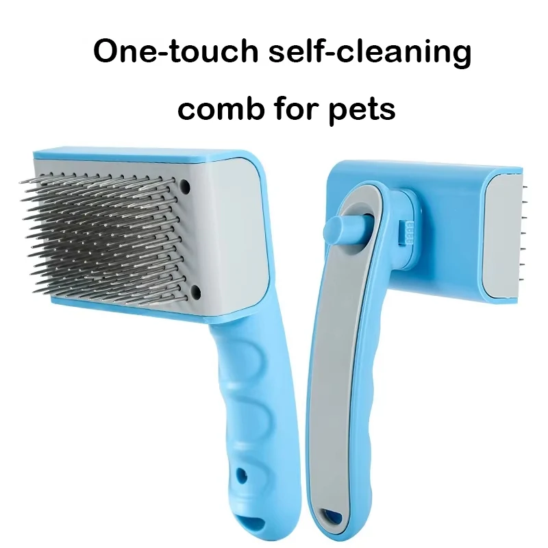 

Pet De-shedding CombAutomatic Steel-needle CombOpinionCleaningSelf-cleaningDispelling