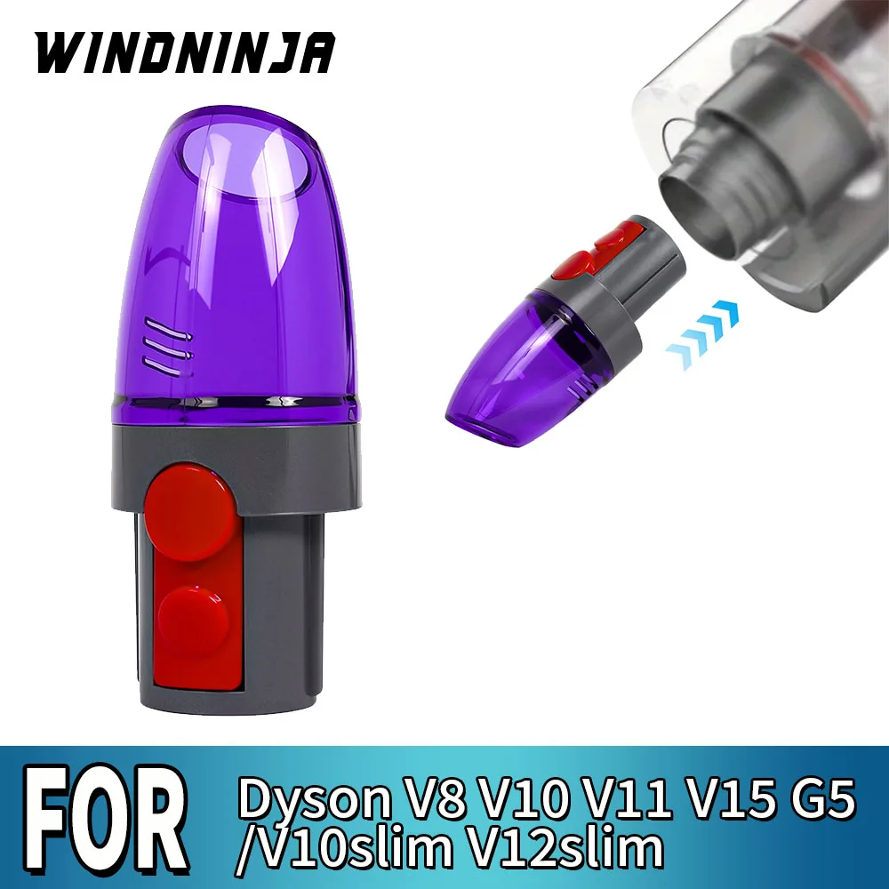 Für Dyson V8 V10 V11 V15 G5 V10slim V12slim Staubsauger Saugkopf-Adapter Staubsauger Kompressions-Aufbewahrungsbeutel Düsenpumpe