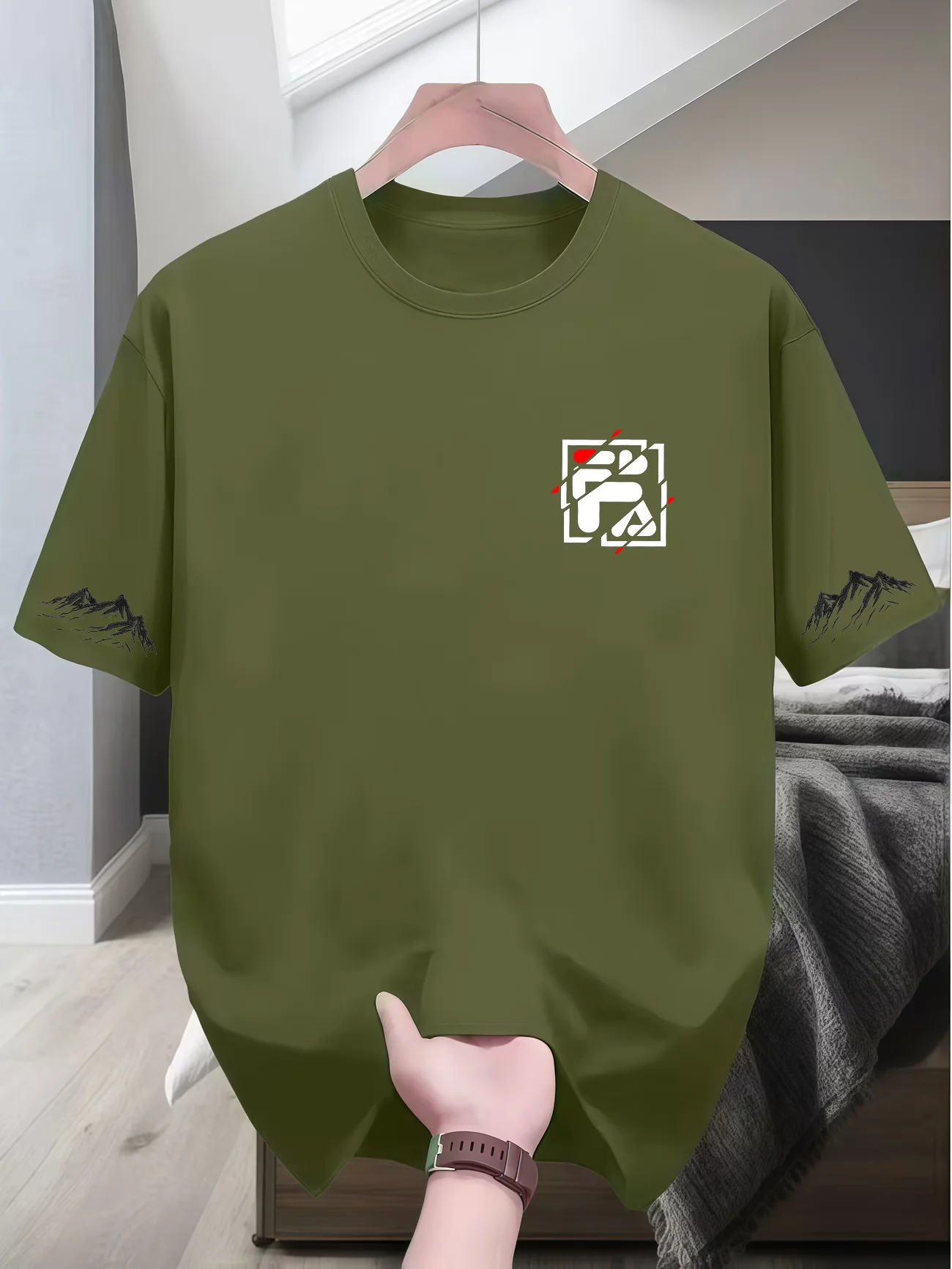 Men's Short Sleeve Hardcore | Round Neck T-Shirt | Multi-color Options with Trendy Designs featuring a modern for all seasons