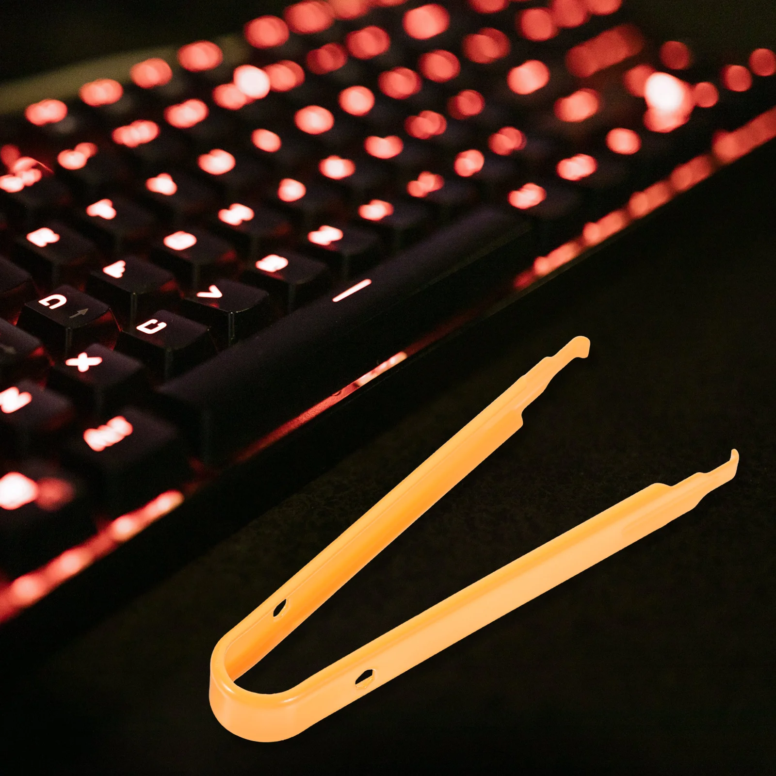 Extrator de chave de teclado mecânico, removedor de tampas de aço inoxidável, ferramenta portátil para reparo de teclado, acessórios de limpeza