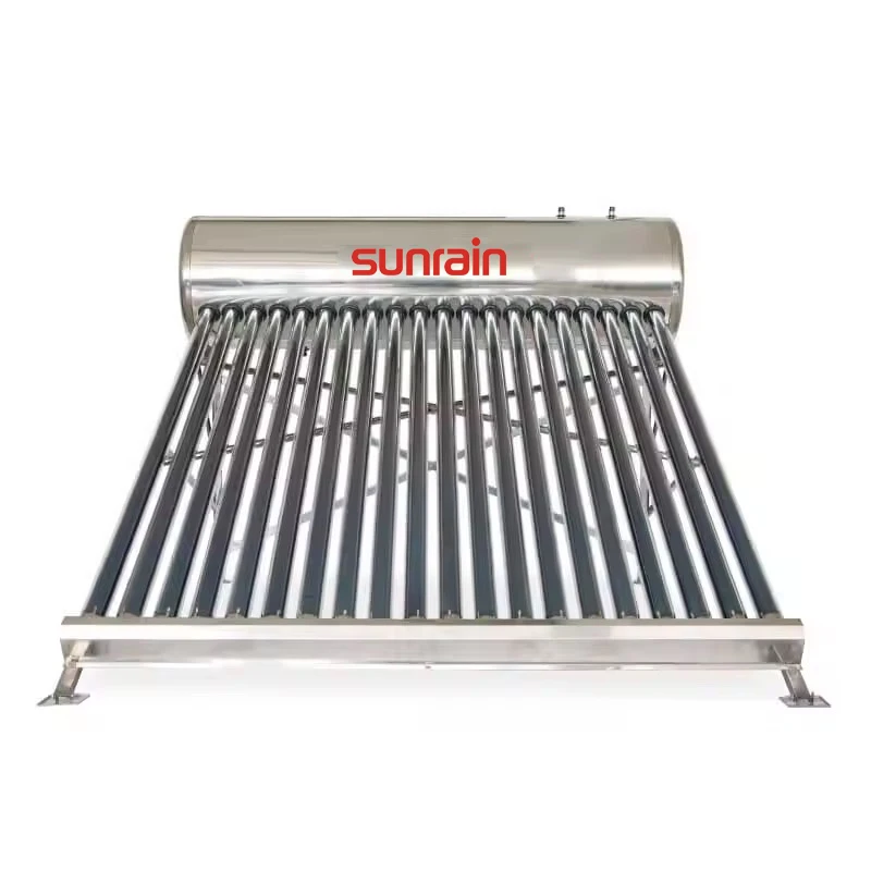 Sunrain Calentador De Agua Solar De Baja Presión Compacto De Acero Inoxidable 240L Calentadores De Agua De México Calentador Solar Gravidad Solar