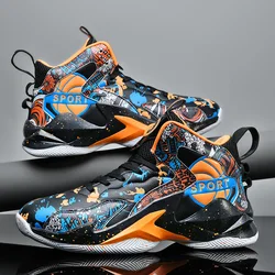 Men's Breathable Wear Resistance Slow Shock Basketball Shoes Outdoor Training actual Combat Sports Shoes