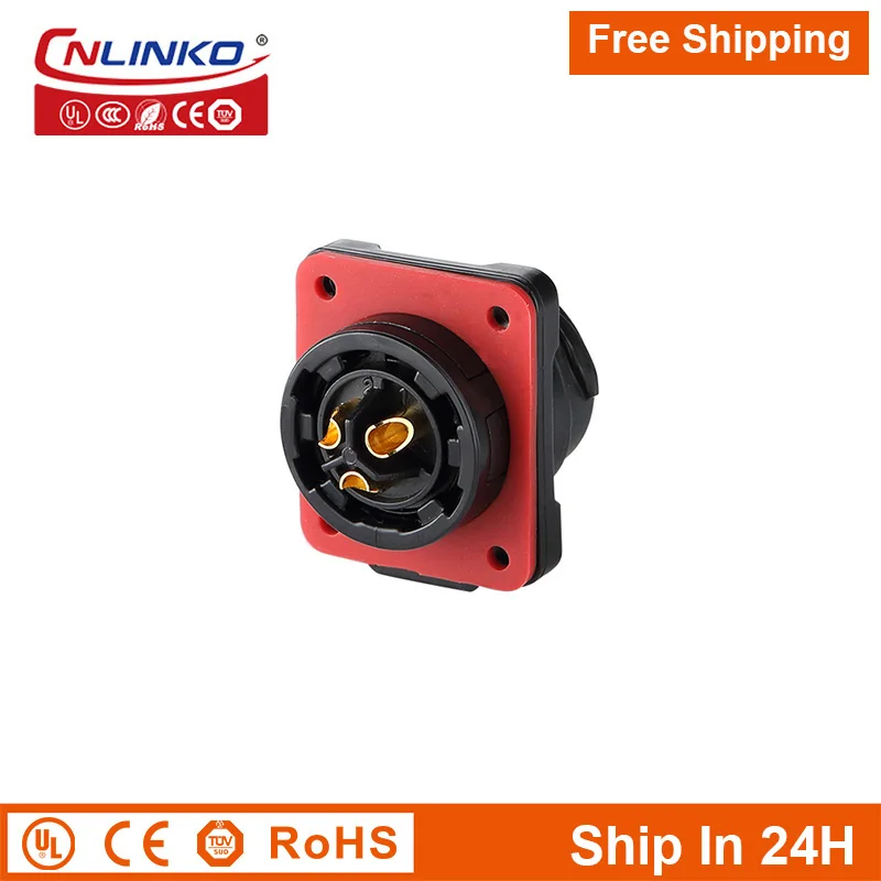 Cnlinko YM20 M20 Waterproof 3pin Circuit Power Connector Male Female Plug Socket for UAV Marin Security New Energy Free Shipping