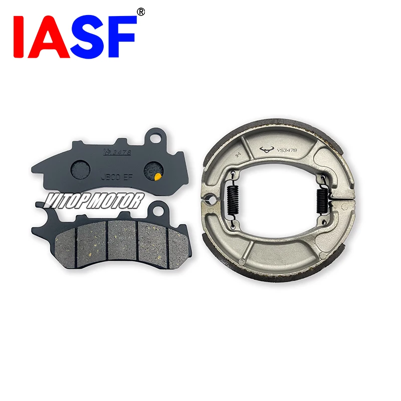 Pour Honda PCX150 2018-2020, jeu de plaquettes de frein à disque avant et de plaquettes de frein à tambour arrière pour scooter