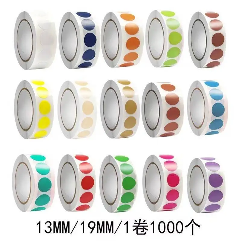 1000Pcs/Roll Waterproof Coating Scratch Sticker Perfect for Promotion Lottery Game Hidden Information Stationery Gift