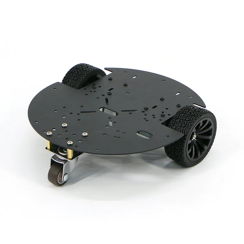 

Круглое двухколесное дифференциальное шасси тележки серии WHEELTEC R3, универсальное колесо из ультратихой мягкой резины